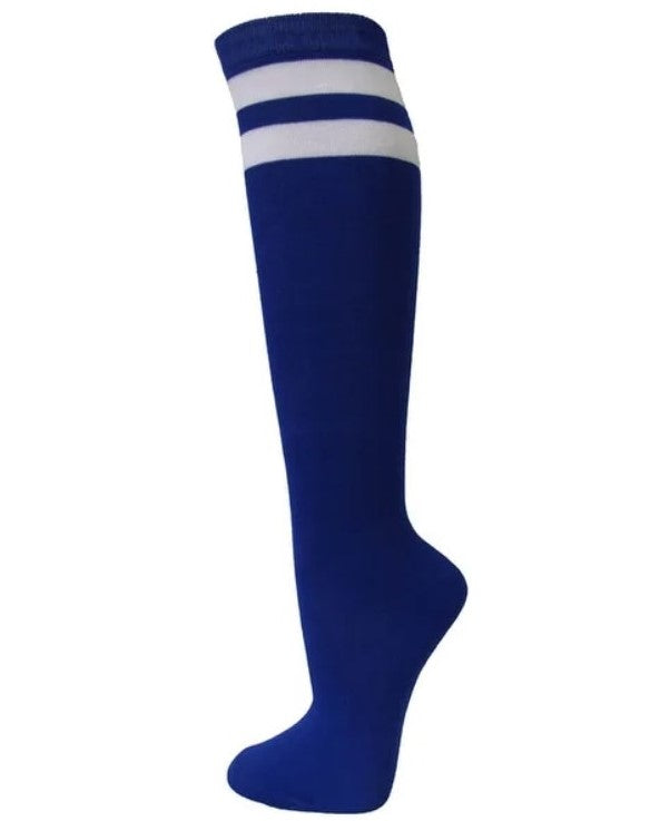 Knee Hi Socks with Strips