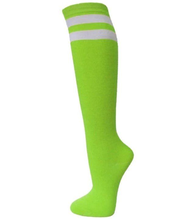 Over The Knee Socks with Stripes