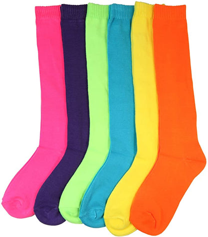 Knee Hi Colored Socks