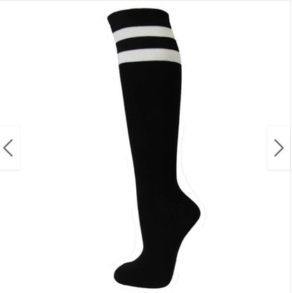 Knee Hi Socks with Strips