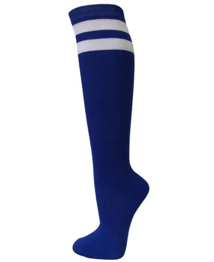 Over The Knee Socks with Stripes