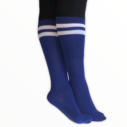 Knee Hi Socks with Strips
