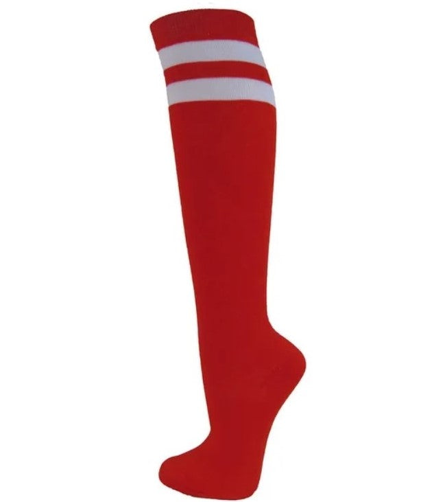 Over The Knee Socks with Stripes