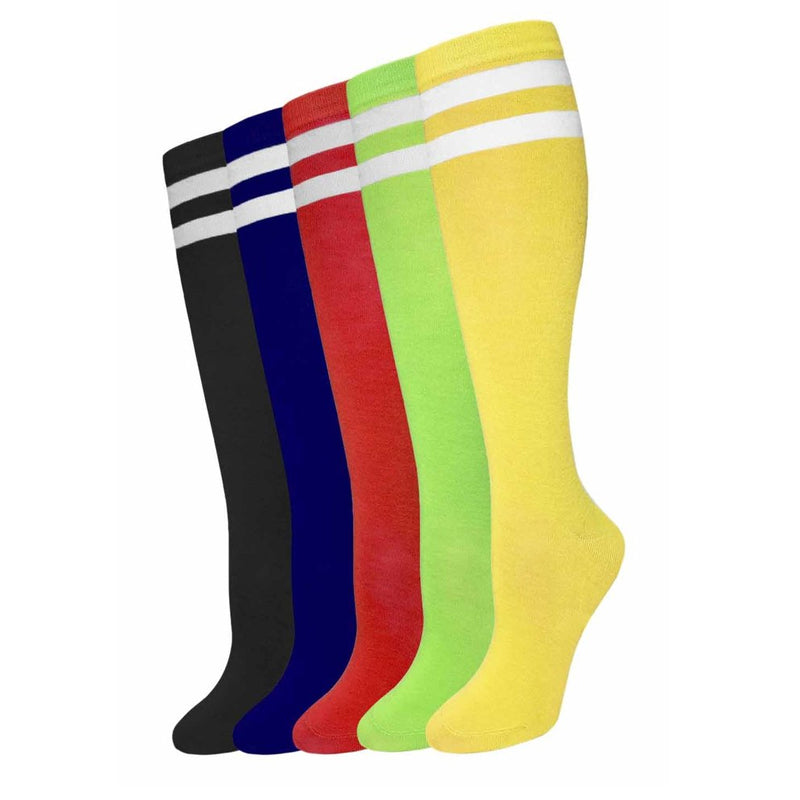 Knee Hi Socks with Strips