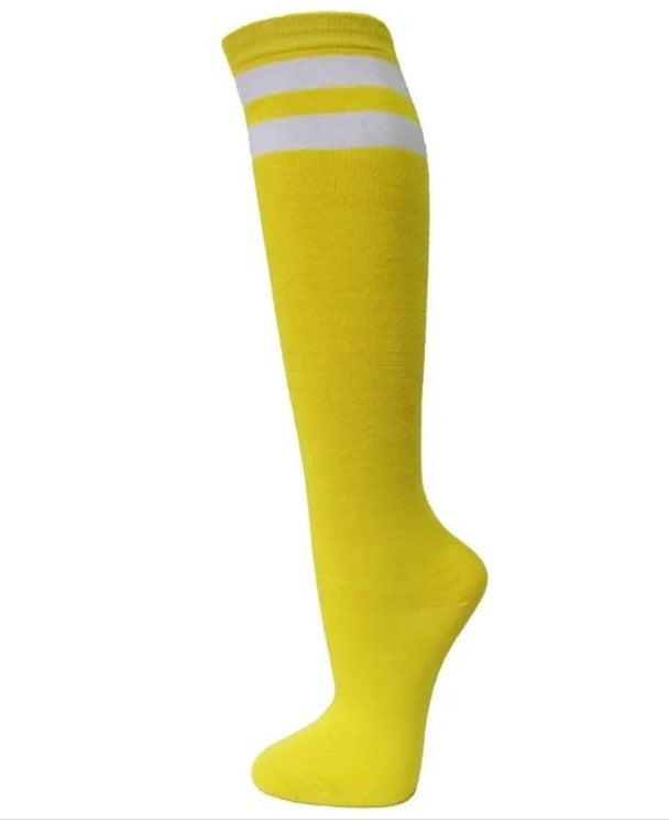 Over The Knee Socks with Stripes