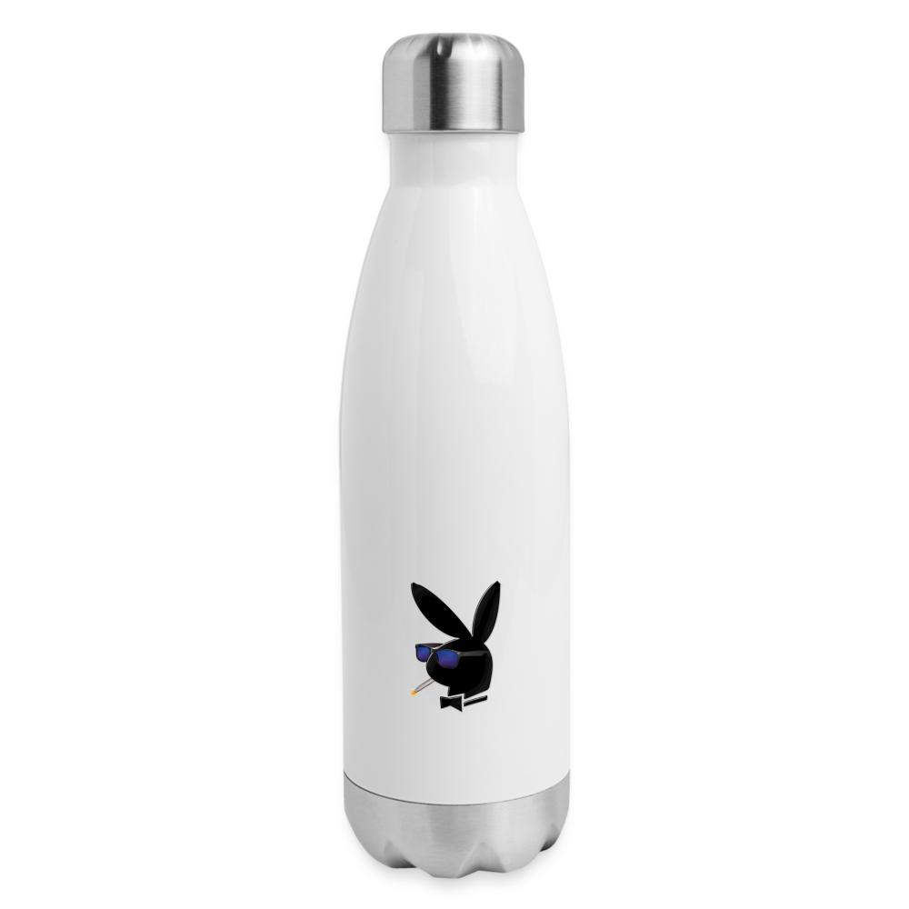 Insulated Stainless Steel Water Bottle - white