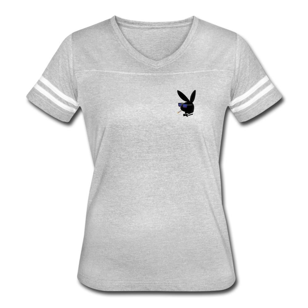 Women’s Vintage Sport T-Shirt - heather gray/white
